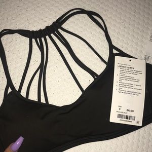 Olive green lululemon sports bra